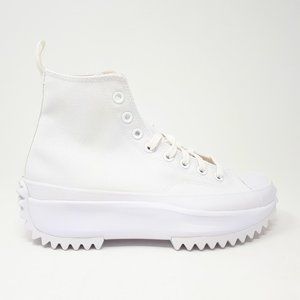 New Converse Run Star Hike Hi All White Platform … - image 1